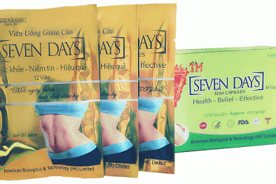 Cảnh báo: Viên uống giảm cân SEVEN DAYS chứa chất cấm Sibutramine