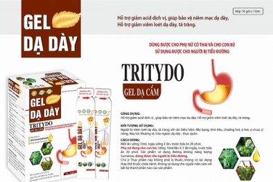 Vi phạm quy định ghi nhãn hàng hóa, tạm dừng bán và sử dụng sản phẩm của Công ty Dược phẩm Tritydo Hưng Phước