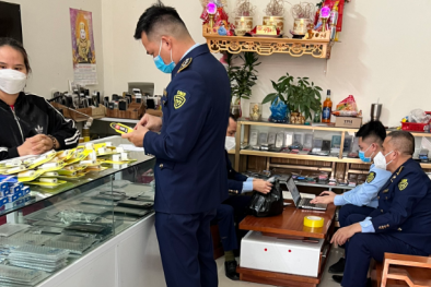 Hà Giang phát hiện nhiều phụ kiện điện thoại các loại giả mạo nhãn hiệu