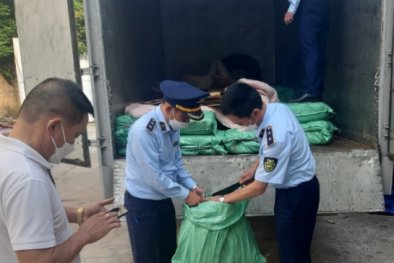 Thu giữ 2.500 kg chân gà rút xương không rõ nguồn gốc
