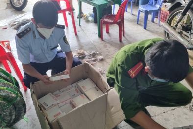 Gia Lai: Tạm giữ hàng trăm sản phẩm phụ tùng xe máy có dấu hiệu giả mạo nhãn hiệu Yamaha 
