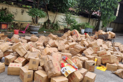 Tiêu hủy 20.000 sản phẩm hàng hóa giả mạo nhãn hiệu
