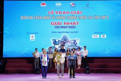 30 tác phẩm đoạt Giải Báo chí toàn quốc về Phòng chống thiên tai lần thứ hai