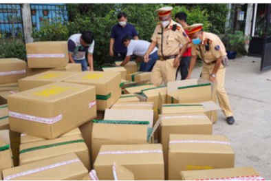 Thu giữ 33.000 bao thuốc lá ngoại nhập lậu