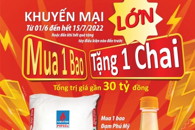Đạm Phú Mỹ tặng bà con nông dân 2 triệu chai dầu ăn trị giá gần 30 tỷ đồng
