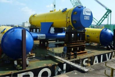 Nhật Bản thử nghiệm thành công tuabin phát điện từ dòng hải lưu