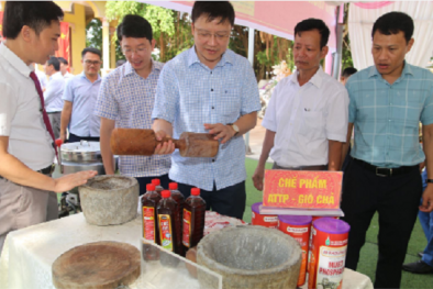Công bố nhãn hiệu tập thể 'Giò, chả Trai Trang' tại Hưng Yên 