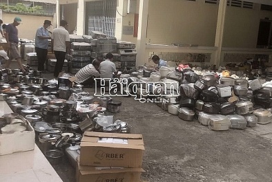 Phát hiện lô hàng điện gia dụng nhập lậu tại Đồng Tháp