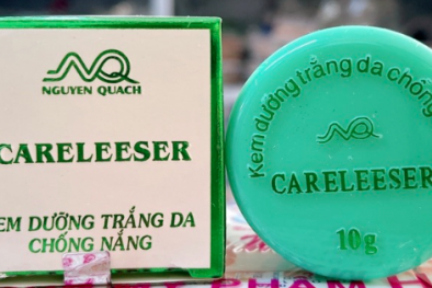 Thu hồi toàn quốc sản phẩm Kem dưỡng trắng da chống nắng Careleeser 