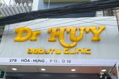 Cơ sở thẩm mỹ Dr Huy Beauty Clinic hoạt động không phép 