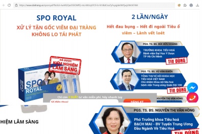 Cục ATTP vào cuộc xác minh sản phẩm SPO ROYAL sau phản ánh của VietQ.vn