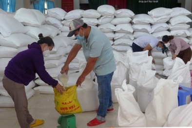 Đã xuất cấp 36.369 tấn gạo cho các địa phương