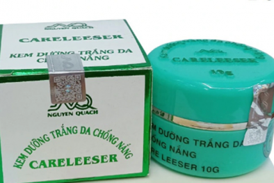 Thu hồi kem dưỡng trắng da chống nắng Careleeser của Công ty Nguyễn Quách