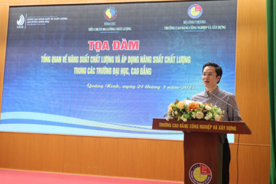 Áp dụng năng suất chất lượng trong các trường đại học, cao đẳng
