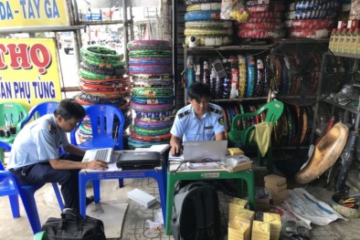 Bến Tre: Tạm giữ trên 1.700 sản phẩm phụ tùng xe gắn máy không rõ nguồn gốc xuất xứ