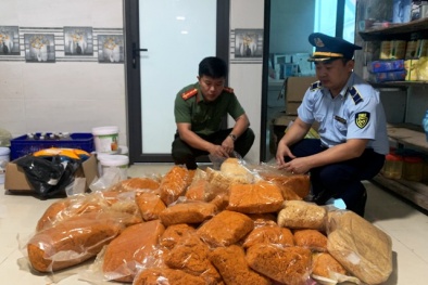 Nghệ An: Phát hiện 100 kg chà bông không rõ nguồn gốc xuất xứ