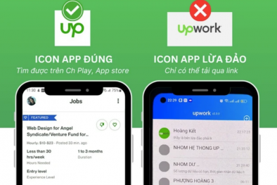 Cảnh báo lừa đảo qua ứng dụng Upwork