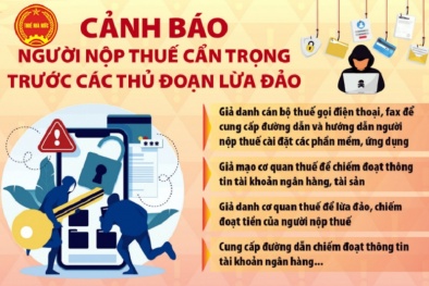 Cảnh báo giả danh cơ quan thuế để trục lợi, lừa đảo