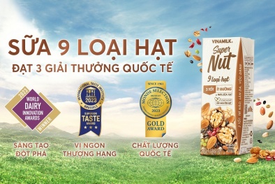 Sữa hạt Vinamilk Supernut dành cú “Hat - Trick” giải thưởng quốc tế về sáng tạo, vị ngon và chất lượng từ các tổ chức hàng đầu trên thế giới