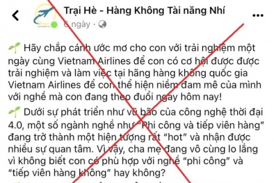 Cảnh báo: Bị lừa tiền tỷ vì đăng ký 'Trại hè - Hàng không tài năng nhí' cho con