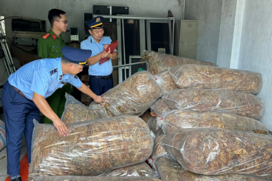 Cao Bằng thu giữ lượng lớn nguyên liệu thuốc lá, chân giò lợn không rõ nguồn gốc xuất xứ