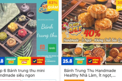 Cảnh giác chất lượng bánh trung thu 'hand made' ngập chợ mạng giá chỉ từ 8.000 đồng/chiếc
