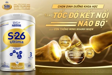Sản phẩm Dinh dưỡng khoa học Nestlé S-26 Ultima 3: Tiên phong nghiên cứu lâm sàng về phát triển não bộ