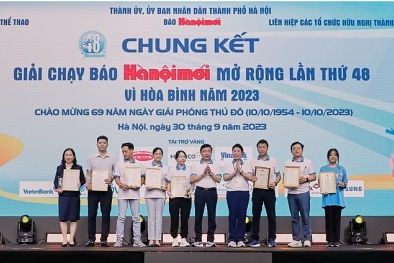 Truyền lửa thể thao tại Chung kết Giải chạy Báo Hà Nội Mới mở rộng lần thứ 48