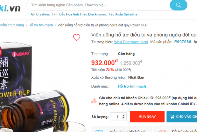 Trang mạng Chiaki.vn có dấu hiệu quảng cáo TPCN như thuốc trị bệnh, lừa dối người tiêu dùng?