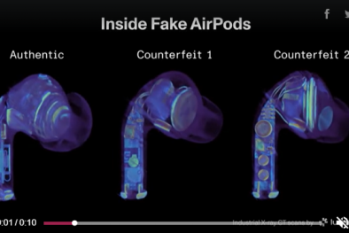 AirPods Pro hàng giả và hàng thật khác nhau như thế nào qua chụp cắt lớp?
