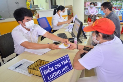 Chi trả gộp lương hưu, trợ cấp BHXH tháng 1 và tháng 2 năm 2024
