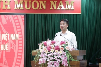 Tổng Giám đốc BHXH Việt Nam Nguyễn Thế Mạnh làm việc tại BHXH tỉnh Thừa Thiên Huế