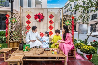 Không khí rộn ràng đón Tết đầu tiên tại nhà mới, check-in vạn cảnh đẹp tại Vinhomes Ocean Park 2