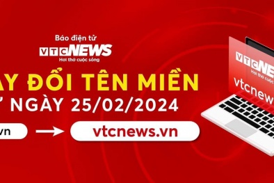 Báo điện tử VTC News đổi tên miền thành vtcnews.vn