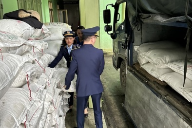 Nghệ An tạm giữ 3 tấn đường cát trắng không chứng minh được nguồn gốc xuất xứ