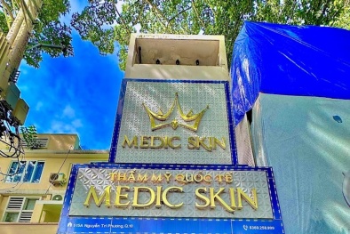 Thẩm mỹ A13win Ưu đãi Vip Medic Skin bị đình chỉ hoạt động 4,5 tháng