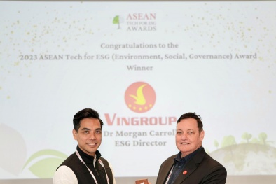 Vingroup giành giải thưởng công nghệ bền vững ASEAN năm 2023
