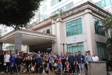 Đẩy mạnh triển khai 5S tại khu vực chung, hưởng ứng Ngày Làm sạch trụ sở