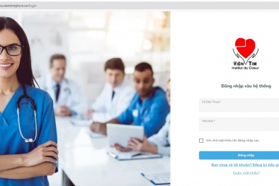 Trang web của Viện Tim TP Hồ Chí Minh bị tin tặc tấn công lấy số khám bệnh