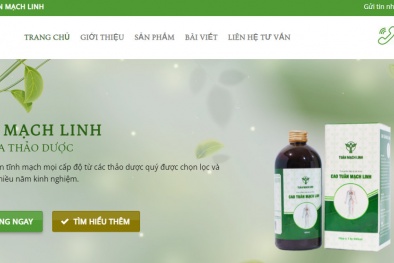Sản phẩm Xương khớp Tuân Mạch Linh và Cao Tuân Mạch Linh quảng cáo như thuốc trị bệnh