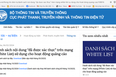 Vẫn xảy ra tình trạng nhãn hàng để quảng cáo ở các trang vi phạm