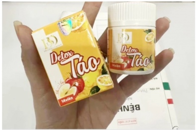 Bộ Y tế cảnh báo sản phẩm Detox Táo giảm cân chứa chất cấm Sibutramin