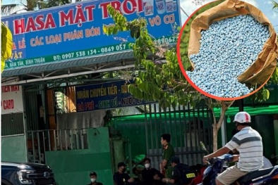 Thu giữ 50 tấn phân bón của Công ty TNHH Hasa Mặt Trời do chứa nhiều chất cấm