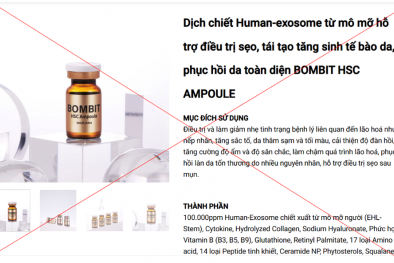 Công ty Cindel Tox vi phạm tiêu chuẩn, kinh doanh sản phẩm có công thức không đúng công bố 