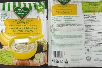 Baby Gourmet Foods thu hồi ngũ cốc hữu cơ cho trẻ em vì nguy cơ nhiễm khuẩn