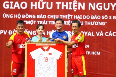 Trận đấu thiện nguyện: 125 triệu được quyên góp ủng hộ đồng bào bị ảnh hưởng bởi bão lũ