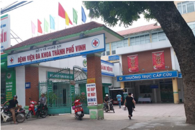 Xử phạt bệnh viện Đa khoa thành phố Vinh do xả thải vượt quy chuẩn kỹ thuật 