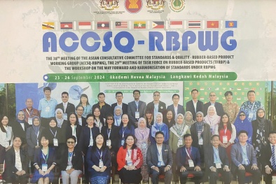 Hội nghị lần thứ 38 Nhóm công tác cao su và các sản phẩm cao su của ASEAN (RBPWG) và các sự kiện liên quan