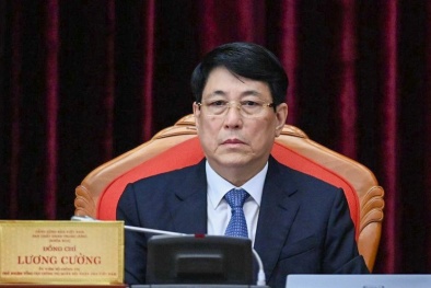 Đồng chí Lương Cường, Ủy viên Bộ Chính trị, Thường trực Ban Bí thư được bầu làm Chủ tịch nước