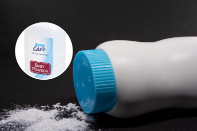 Hàng loạt sản phẩm phấn rôm Dynacare bị thu hồi do chứa amiăng vượt ngưỡng cho phép